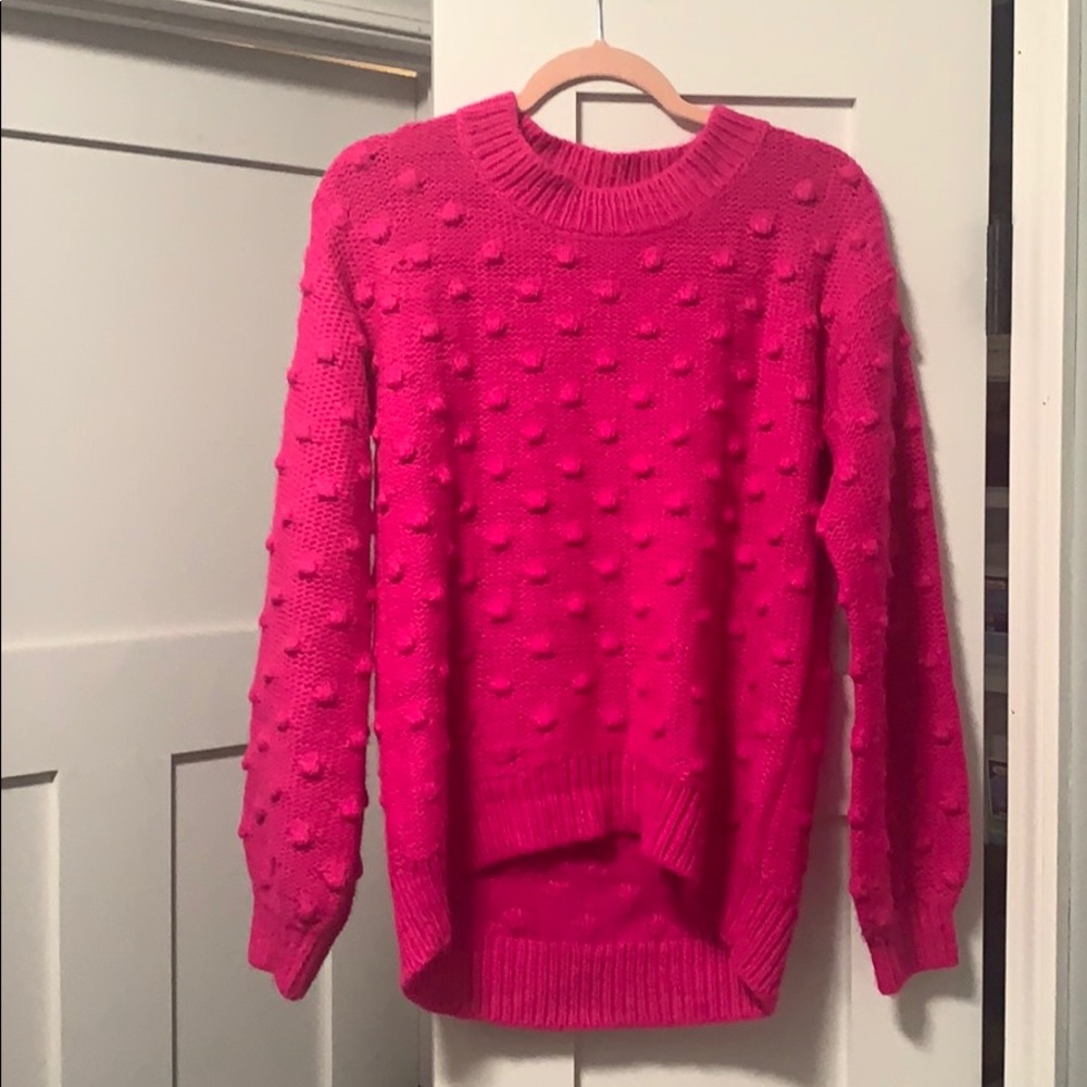 Lou and Grey for Loft Bobble Knit Sweater